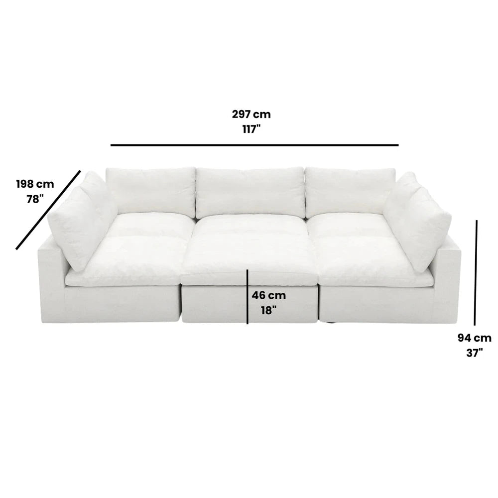 6 Piece Pit Cloud Couch