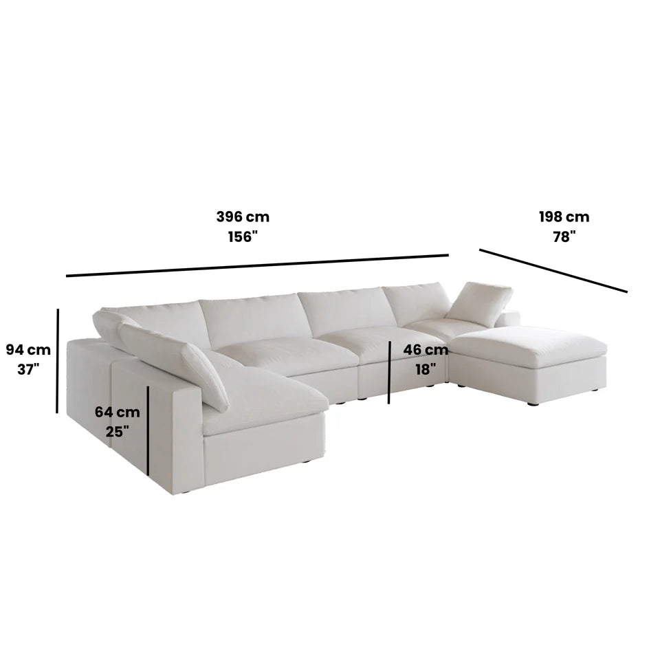 6 Piece Pit Cloud Couch
