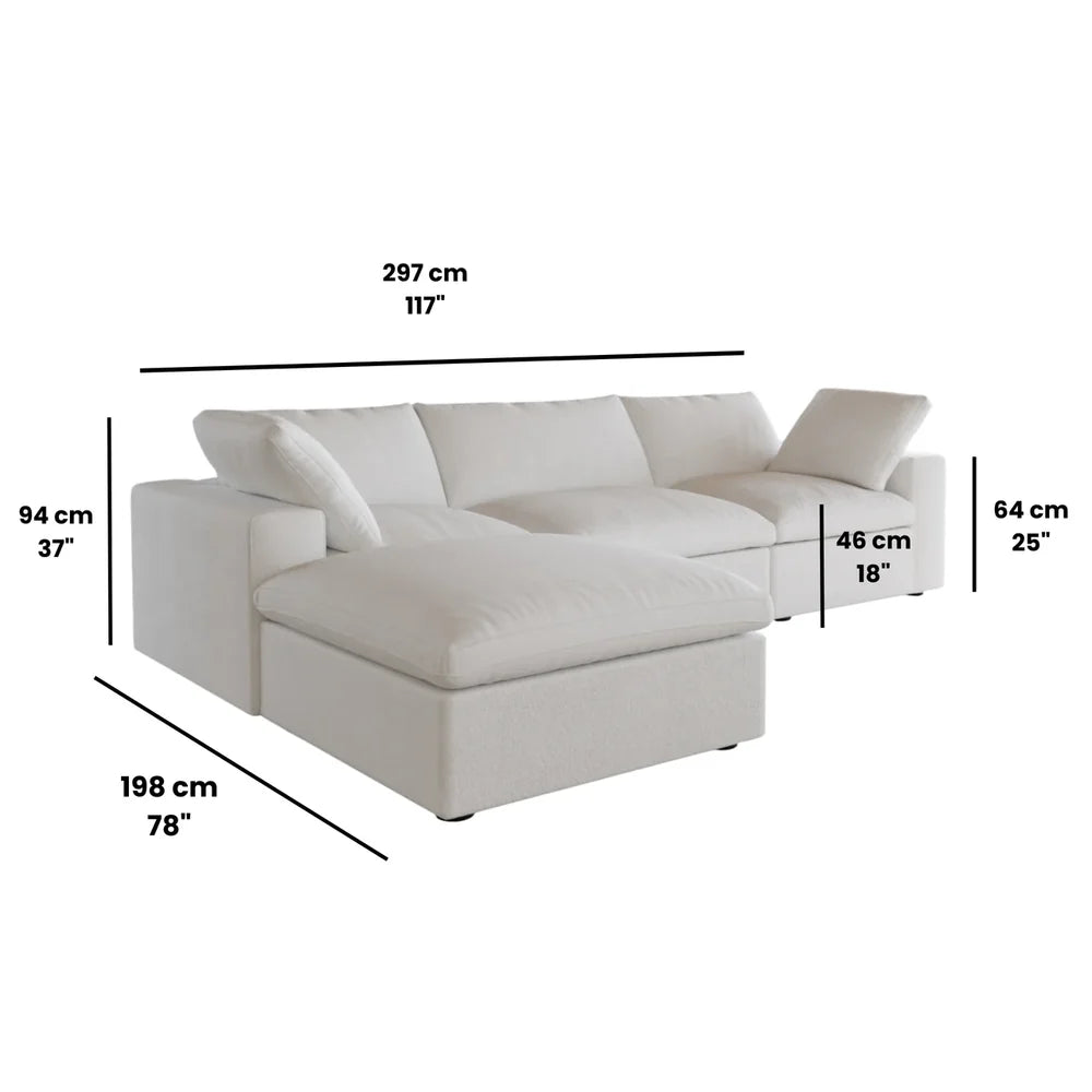 4 Piece Pit Cloud Couch