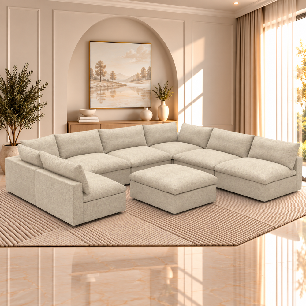 8 Piece Cloud Couch