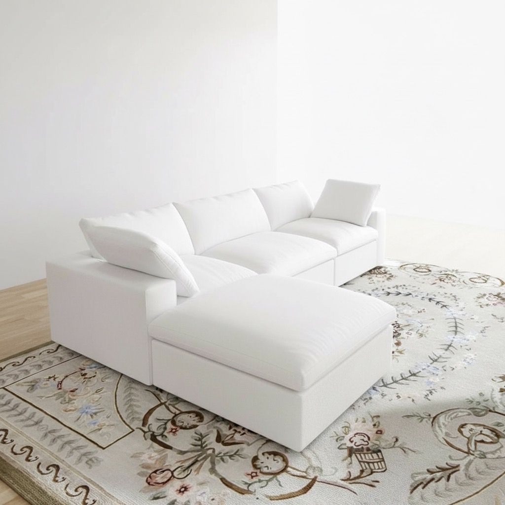 4-Piece Cloud Couch Modular Sofa