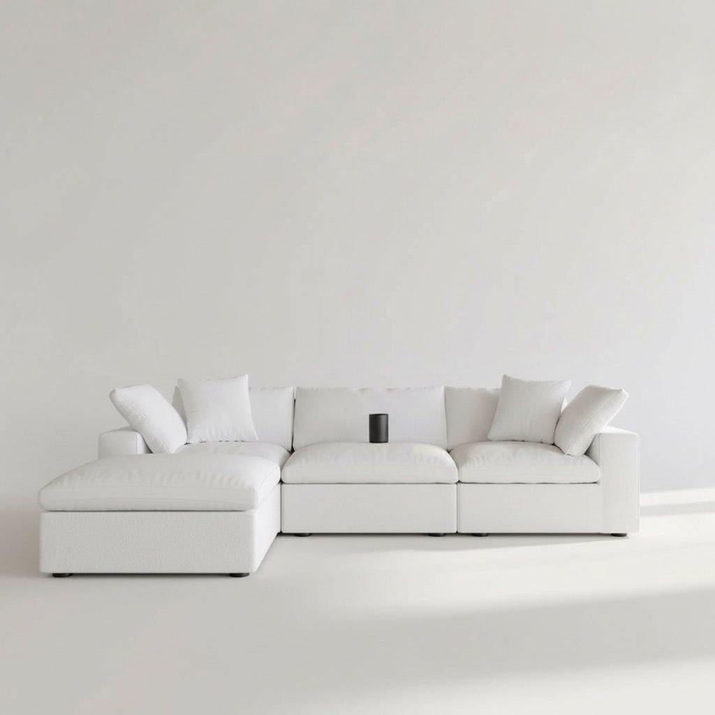 4-Piece Cloud Couch Modular Sofa