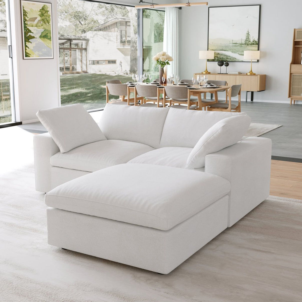 3-Piece Cloud Couch Modular Sofa